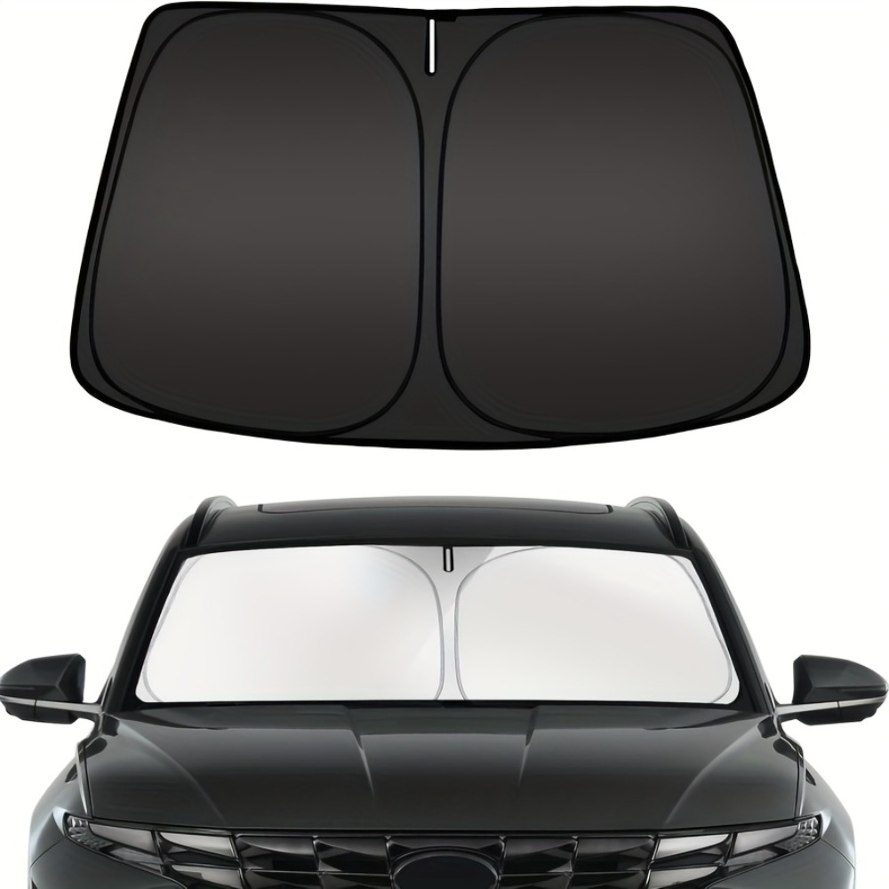 Car Sunshade Windshield Umbrella Foldable - Auto-Windschutzscheiben-Sonnenschutz, faltbarer UV-Schutz, Hitzeschutz, Auto-Fenster-Sonnenschirm, Auto-Schutzvorhänge,
