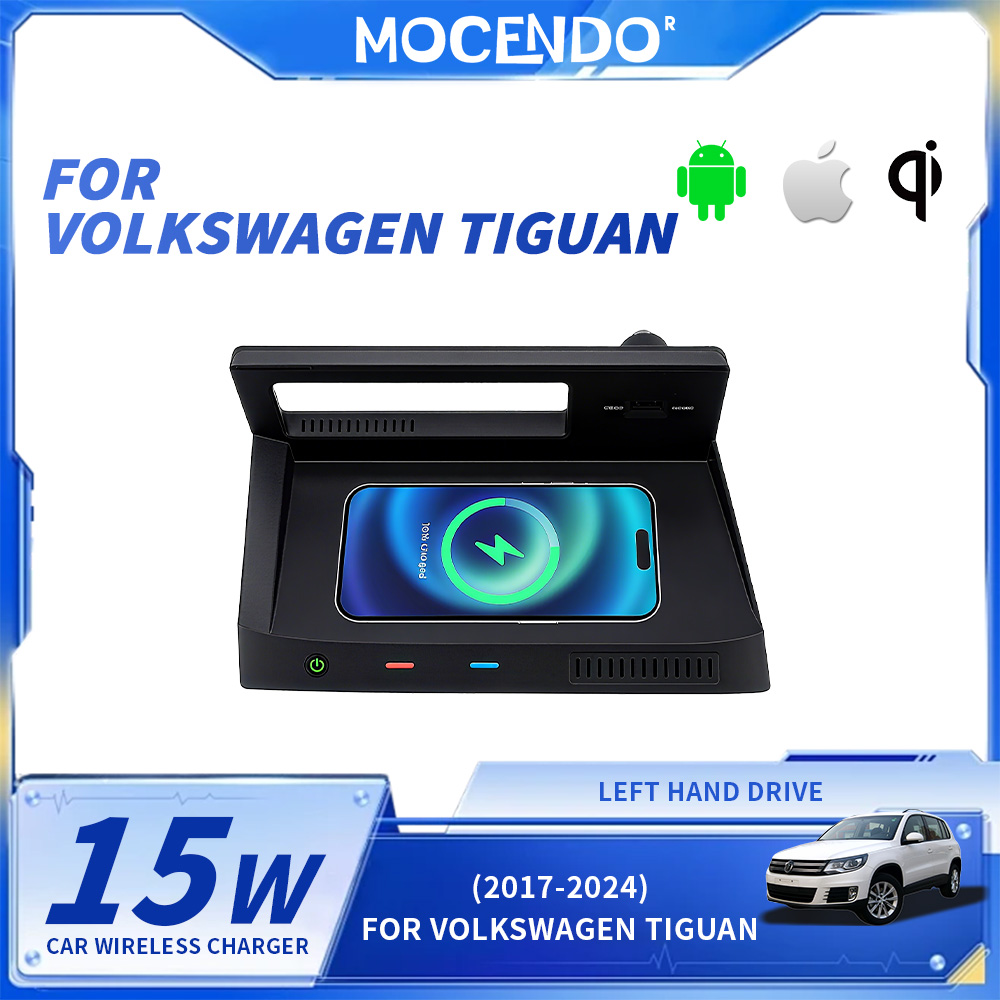Wireless Car Charger Mount Fast Charging - Kabelloses Ladepad für das Auto, passend