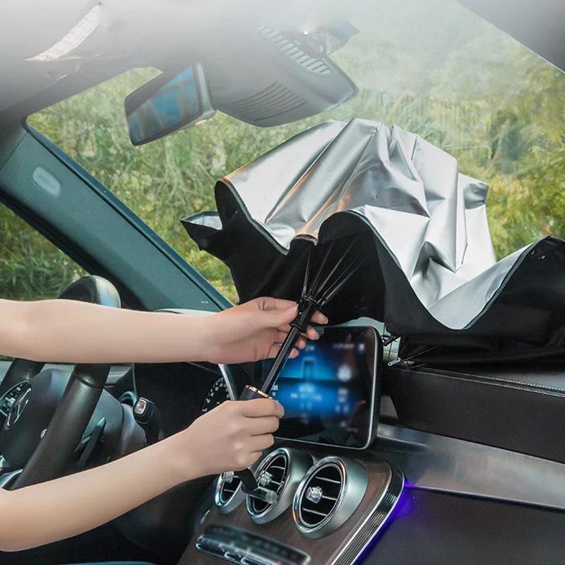 Vielseitige, praktische, faltb – Car Sunshade Windshield Umbrella Foldable Bewertung und Preis