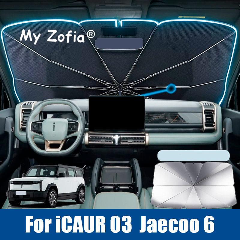 Für iCAR 03 Jaecoo J6 iCAR 03  – Car Sunshade Windshield Umbrella Foldable Bewertung und Preis