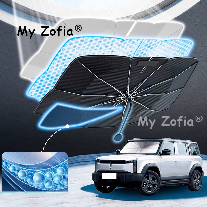 Für iCAR 03 Jaecoo J6 iCAR 03  – Car Sunshade Windshield Umbrella Foldable Bewertung und Preis