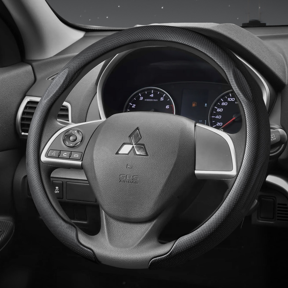 Geeignet für Mitsubishi Nappa- – Car Steering Wheel Cover Anti Slip Breathable Bewertung und Preis
