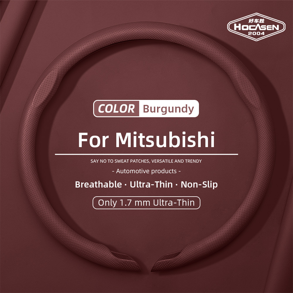 Geeignet für Mitsubishi Nappa- – Car Steering Wheel Cover Anti Slip Breathable Bewertung und Preis