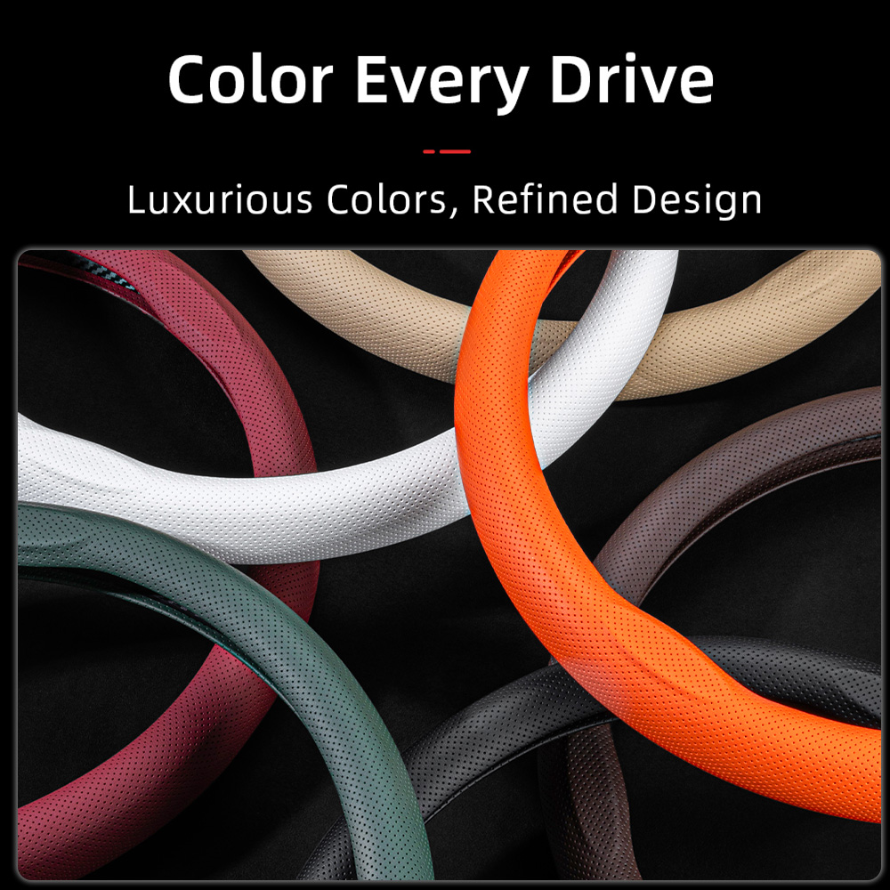 Geeignet für Mitsubishi Nappa- – Car Steering Wheel Cover Anti Slip Breathable Bewertung und Preis