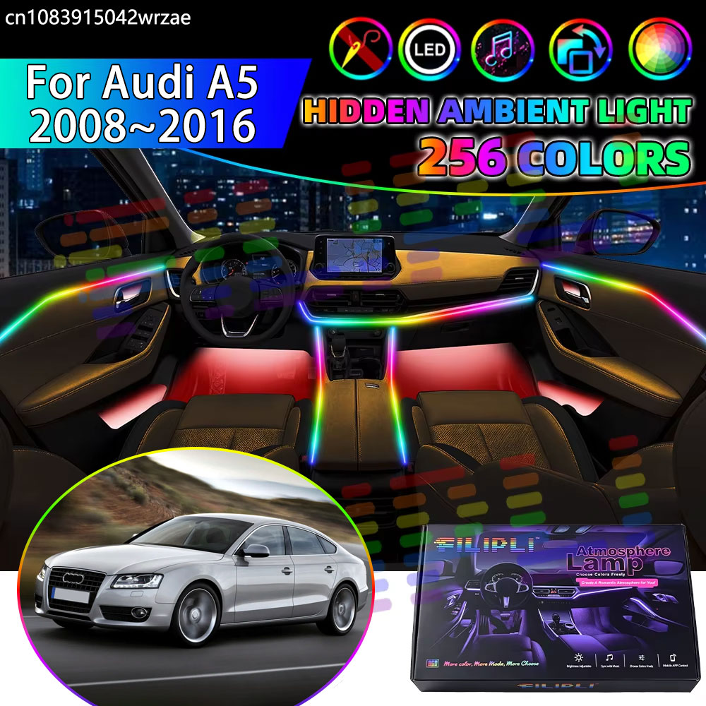 Für Audi A5 2008~2016 8T 8F MK – Led Ambient Interior Car Lights App Control Bewertung und Preis