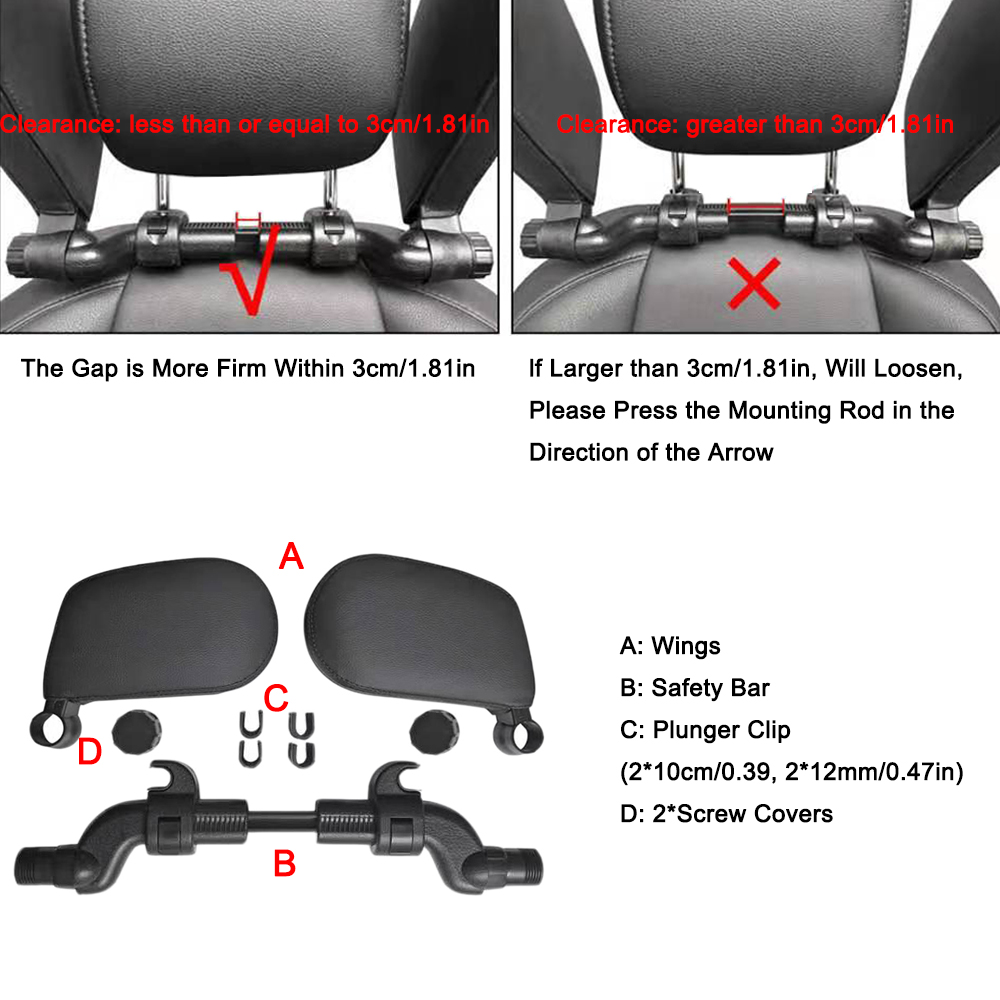 Auto Hals Kopfstütze Kissen Ki – Memory Foam Car Neck Pillow Lumbar Support Bewertung und Preis