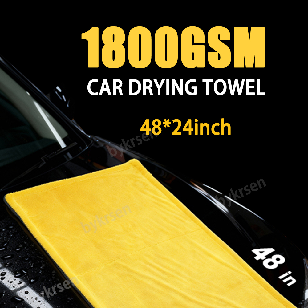 1800GSM Auto-Mikrofasertuch, Ü – Microfiber Car Drying Towel Super Absorbent Bewertung und Preis