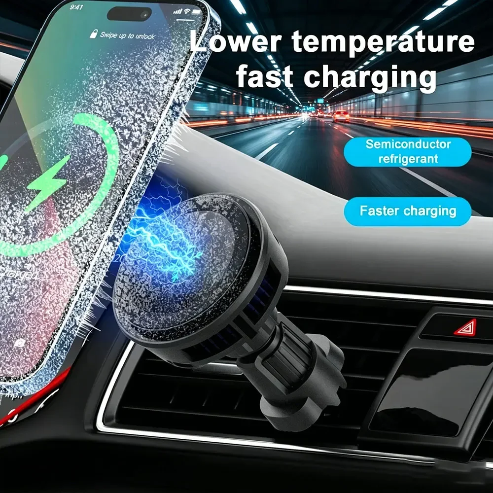 15W Eiskühlendes Magnetisches  – Magnetic Phone Holder For Car Vent Bewertung und Preis